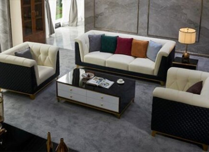 Sofagarnitur Leder Couch Garnituren Design Modern Sofa 3+2+1